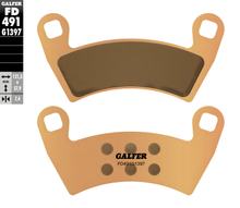 Pastilhas de Freio Set Galfer 2x FD491G1397 Sinter-Metal OFFROAD / QUADS frente para Polaris RZR EPS XP XP4 500 - 1000 ccm