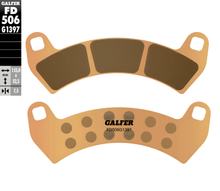 Bremsbeläge Set Galfer 2x FD506G1397 Sinter-Metall OFFROAD / QUADS vorne für Polaris RZR XP L7E Pro Turbo EPS XP4 925 ccm Bj. 2016 - 2021