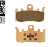 Remblokken Set Galfer 2x FD475G1370 Gesinterd metaal STREET voor, BMW K S, Ducati Hyperstrada Multistrada MV Agusta Turismo Veloce Lusso Monster Enduro