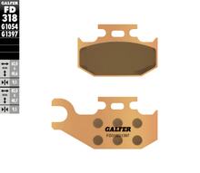 Jogo de Pastilhas de Freio Galfer 2x FD318G1397 Sinter-Metal OFFROAD / QUADS dianteiro para Bombardier - Can-am Outlander 4x4 Max, Suzuki LT-F Eiger F 2x4 LT-A King
