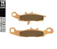 Pastilhas de Freio Conjunto Galfer 2x FD321G1397 Sinter-Metal OFFROAD / QUADS frente para Kawasaki KVF Prairise Brute Force Realtree Hardwoods Green Team, Suzuki