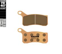 Pastilhas de Freio Set Galfer 2x FD407G1397 Sinter-Metal OFFROAD / QUADS dianteiro para KTM SX XC Quad 450 - 525 ccm