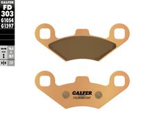 Jogo de Pastilhas de Freio Galfer 2x FD303G1397 Sinter-Metal OFFROAD / QUADS frente para Polaris Magnum RMK Sportsman Scrambler X Freedom Twin EFI MV7 X2 Hawkeye