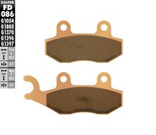Jogo de Pastilhas de Freio Galfer 2x FD086G1397 Sinter-Metal OFFROAD / QUADS dianteiro para Yamaha YFM R, Kawasaki KVF Brute Force Realtree Hardwoods KLF Bayou A B