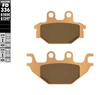 Jogo de Pastilhas de Freio Galfer 2x FD336G1397 Sinter-Metal OFFROAD / QUADS frente para Adly Canyon e Hurricane Supermoto LOF S Flat, Kymco MXU IRS DX i 4WD Bombardier