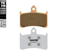 Bremsbeläge Set Galfer 2x FD148G1375 Sinter-Metall SPORT vorne für Honda RVF R 750 ccm Bj. 1994 - 1997