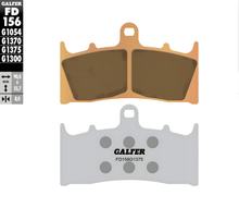 Sada brzdových destiček Galfer 2x FD156G1375 Sinter-kov SPORT přední pro Suzuki GSX-R 1000 ccm Rv. 2001 - 2002