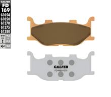 Bremsbeläge Set Galfer 2x FD169G1375 Sinter-Metall SPORT vorne für Yamaha TDR R XV Virago S SR SE XVS Drag Star A Classic 125 - 1100 ccm