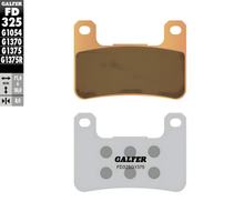 Brzdové destičky sada Galfer 2x FD325G1375 Sinter-kov SPORT přední pro Kawasaki Z SX, Suzuki GSX-R ZX-10R 400 - 1000 ccm Bj. 1978 - 2025