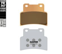 Bremsbeläge Set Galfer 2x FD367G1375 Sinter-Metall SPORT vorne für Aprilia SMV Dorsoduro Factory ABS, Kymco Xciting i 400 - 900 ccm