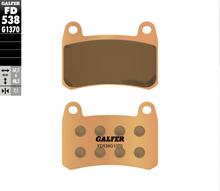Plaquettes de frein Kit Galfer 2x FD538G1370 Sinter-métal STREET avant pour Benelli BN R S ABS Tornado 300 / 302 ccm Année 2014 - 2022