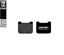 Plaquettes de frein Galfer FD181G1054 Semi-métal arrière