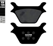 Plaquettes de frein Galfer FD126G1054 Semi-métal arrière pour Harley Davidson FLSTC Fat Boy XLH Sportster Hugger FXSTC Softail Classic FXSTS Springer Année 1985 - 1999