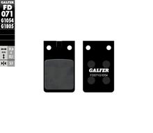 Remblokken Galfer FD071G1054 Halfmetaal achter voor Aprilia Pegaso GT LS, Benelli Devil Spring Malaguti Dune 50 / 80 ccm