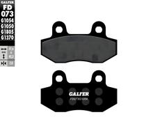 Pastilhas de Freio Galfer FD073G1054 Semi-Metal traseiras para Italjet Bazooka 6 Grifon, Mash City i CBS i 50 - 650 ccm Ano. 2006 - 2021