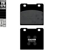 Pastilhas de Freio Galfer FD078G1054 Semi-Metal Traseiras para Suzuki LT H W EF S WDX F4 E Quadrunner R Quadracer SK SL 250 ccm