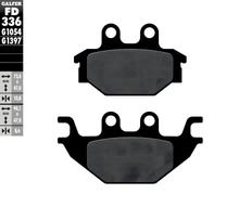Plaquettes de frein Galfer FD336G1054 Semi-métal arrière pour SYM Wolf SB Ni, Yamaha YZF R YZF-R MT- ABS 125 - 300 ccm Année 2008 - 2025