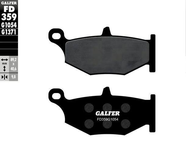 Bremsbeläge Galfer FD359G1054 Semi-Metall hinten für Suzuki GSX-R Hayabusa GSR 600 / 1300 ccm Bj. 2006 - 2013