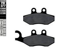Pastilhas de Freio Galfer FD277G1050 Semi-Metal SCOOTER traseiras para Piaggio MP3 HPE, Gilera Nexus Beverly RST 4V i.e. Carnaby 125 / 530 ccm