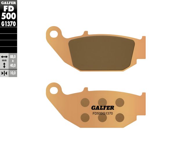 Bremsbeläge Galfer FD500G1370 Sinter-Metall STREET hinten für Honda CRF L M MSX Rally 125 - 500 ccm Bj. 2011 - 2025