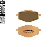 Plaquettes de frein Galfer FD079G1370 Sinter-métal STREET arrière pour Yamaha YZ 125 ccm Année 1988