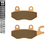 Pastilhas de Freio Galfer FD117G1397 Sinter-Metal OFFROAD / QUADS traseiras para Aeon Cobra RSII 2WD Overland II, E-ton EXL 1 ST Yukon CXL Challenger RXL Viper
