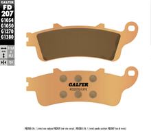 Plaquettes de frein Galfer FD207G1370 Sinter-métal STREET arrière pour Honda GL 1 Gold Wing ST Pan-European VFR F V-Tec ABS VTX C CTX 800 - 1800 ccm Année 2001 - 2023