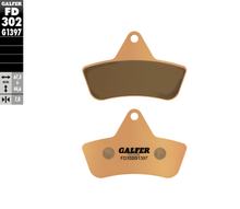 Pastilhas de Freio Galfer FD302G1397 Sinter-Metal OFFROAD / QUADS traseiras para Arctic Cat 2x4 4x4 Bear FIS ATM 180 - 500 ccm