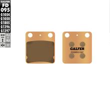 Brake pads Galfer FD095G1397 Sintered metal OFFROAD / QUADS rear for Hyosung TE Rapier S Sport, Yamaha YFZ A H T W Banshee Kymco MXU 150 - 450 ccm