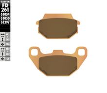 Pastilhas de Freio Galfer FD261G1397 Sinter-Metal OFFROAD / QUADS traseiras para Kymco Maxxer MXer 1 MXU Mxer 50 - 150 ccm