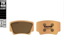 Pastilhas de Freio Galfer FD408G1397 Sinter-Metal OFFROAD / QUADS traseiras para KTM SX XC Quad 450 - 525 ccm