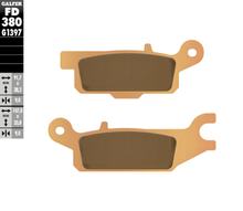Remblokken Galfer FD380G1397 Gesinterd metaal OFFROAD / QUADS achter voor Yamaha YFM Grizzly Hunter 550 / 700 ccm