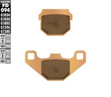 Pastilhas de Freio Galfer FD094G1396 Sinter-Metal OFFROAD traseiras para Adly Interceptor, Aeon Overland Suzuki RM ATV Sport 80 - 300 ccm