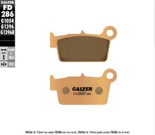 Klocki hamulcowe Galfer FD286G1396 Sinter-Metal OFFROAD tył do Aprilia SXV 4, Gas EC 2 Kawasaki KLX R KX F Suzuki RM RM-Z TM EN Yamaha WR YZ 50 - 550