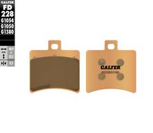 Plaquettes de frein Galfer FD228G1380 Sinter-métal SCOOTER arrière pour Aprilia Arrecife Atlantic Sprint, Benelli Velvet Dusk Scarabeo Malaguti Madison