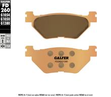 Pastilhas de Freio Galfer FD260G1380 Sinter-Metal SCOOTER traseiras para Yamaha T-Max XP 500 - 560 ccm