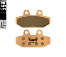 Pastilhas de Freio Galfer FD542G1370 Sinter-Metal STREET traseiras para Harley Davidson CVO Street Glide FLSB Sport FXBRS Softail Breakout FXLR Low Rider FXBR Ano. 2017 - 2025
