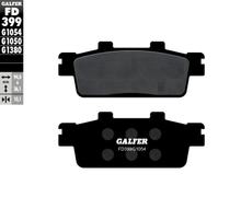 Pastilhas de Freio Galfer FD399G1054 Semi-Metal traseiras para Daelim ET LC, E-ton VTX Vortex ST VXL Vector Peugeot LXR TGB X Motion SYM HD2 i Track Runner HD