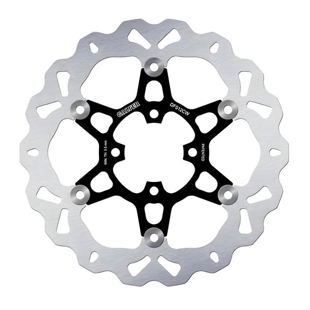 Remschijf Galfer DF512CW WAVE® met ECE R90-goedkeuring, zwevend voor 267x4mm voor Yamaha Crypton X 135 ccm