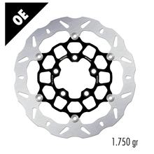 Bremsscheibe Galfer DF918FLW WAVE® mit ECE R90 Zulassung, schwimmend vorne 310x5,5mm (2 benötigt) für Triumph Bonneville T100 Speedmaster Thunderbird Storm Commander T 100 Bj. 2009 - 2023