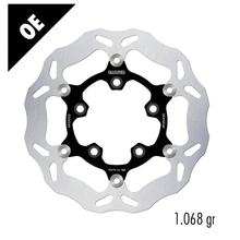 Disco de travão Galfer DF415FLW WAVE® com ECE R90 homologação, flutuante dianteiro 270x4,5mm (2 necessário) para Kymco AK Xciting iS VS i 400 / 550 ccm