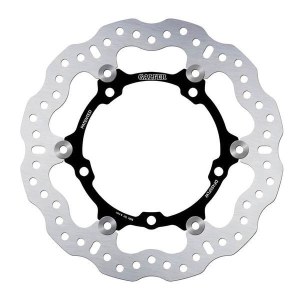 Remschijf Galfer DF455FLW WAVE® met ECE R90-goedkeuring, zwevend voor 280x4,5mm (2 vereist) voor Yamaha Tenere Tracer 7 GT MT-07 XSR A 689 / 700 ccm Bouwjaar 2015 - 2025