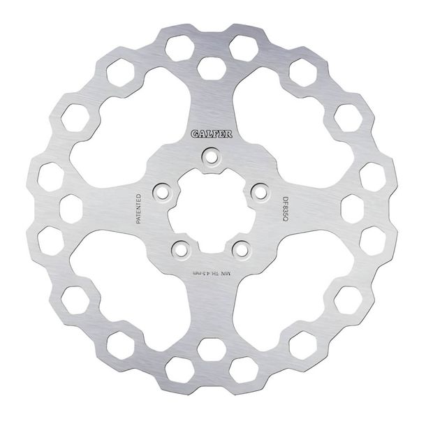 Remschijf Galfer DF835Q CUBIQ® met ECE R90-goedkeuring, stijf voor 300x5mm (2 vereist) voor Harley Davidson CVO Limited FLHTKSE Street Glide FLHXSE FXBRS Softail Breakout Bouwjaar 2005 - 2024