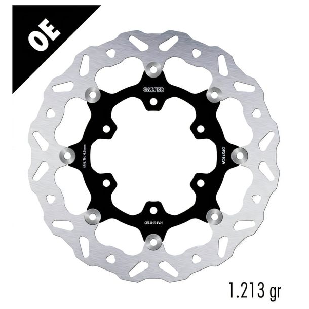 Bremsscheibe Galfer DF371CW WAVE® mit ECE R90 Zulassung, schwimmend vorne 310x5mm (2 benötigt) für Suzuki GSX-S 950 / 1000 ccm Bj. 2021 - 2025