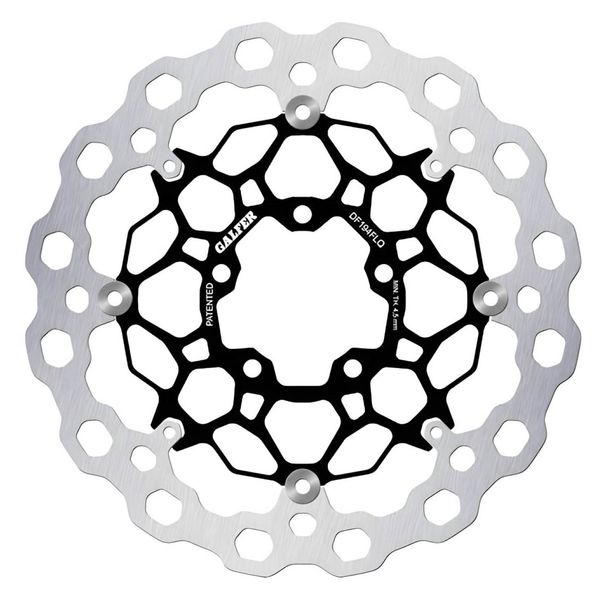 Bremsscheibe Galfer DF194FLQ CUBIQ® mit ECE R90 Zulassung, schwimmend vorne 330x5mm (2 benötigt) für Kawasaki ZX-10R 1000 ccm Bj. 2016