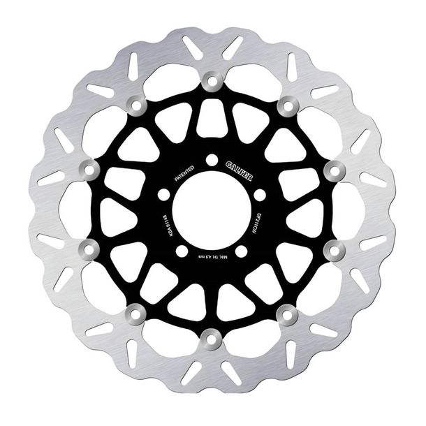 Bremsscheibe Galfer DF211CW WAVE® mit ECE R90 Zulassung, schwimmend vorne 330x5mm (2 benötigt) für Kawasaki ZX-10R 1000 ccm Bj. 2017 - 2018