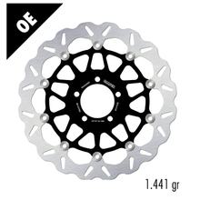 Disco del freno Galfer DF211CW WAVE® Complete con ECE R90 approvazione, flottante anteriore 330x5mm (2 necessario) per Kawasaki ZX-10R 1000 ccm Anno 2017 - 2018