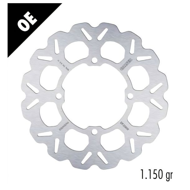 Bremsscheibe Galfer DF206W WAVE® mit ECE R90 Zulassung, starr hinten 270x5mm für Kawasaki ZG 1400 ccm Bj. 2008 - 2021