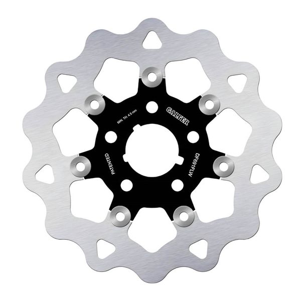 Bremsscheibe Galfer DF691FLW WAVE® mit ECE R90 Zulassung, schwimmend hinten 254x5mm für Harley Davidson XR 1200 ccm Bj. 2008 - 2013