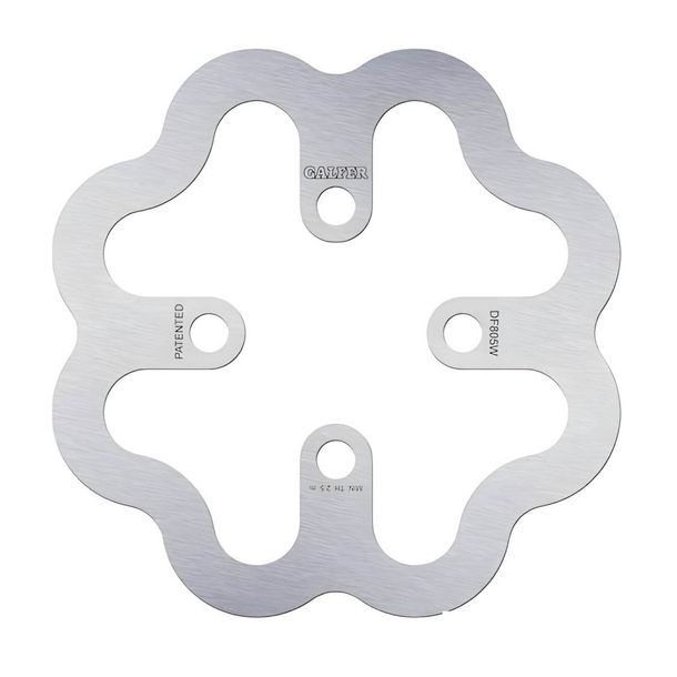 Brake disc Galfer DF805W WAVE® with ECE R90 approval, rigid rear 165x3mm for Beta REV3 125 - 270 ccm Year 2001 - 2008